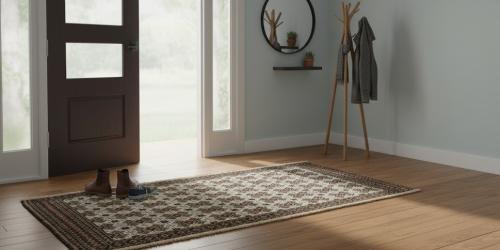 Vintage Tribal Cream 2X4'5 Turkoman Persian Rug