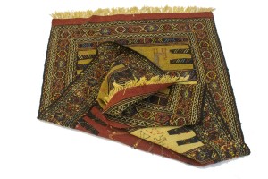 Beige Tribal 3X6 Sumak Herati Persian Rug