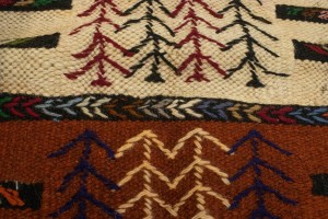 Cream Beige Tribal Geometric 3X5 Oriental Rug