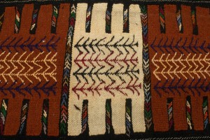 Cream Beige Tribal Geometric 3X5 Oriental Rug