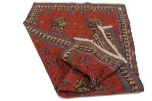 Orange Tribal 4'5X7 Sumak Persian Rug