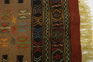 Khaki Tribal 3'4X5'7 Sumak Herati Persian original Rug