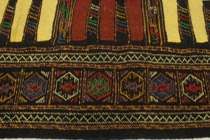 Khaki Tribal 3'4X5'7 Sumak Herati Persian original Rug