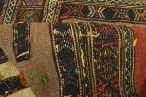 Khaki Tribal 3'4X5'7 Sumak Herati Persian original Rug