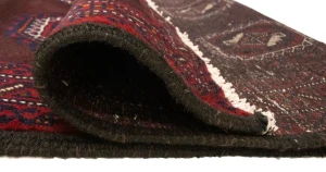 Vintage Burgundy Tribal 3'5X7 Balouch Persian Rug