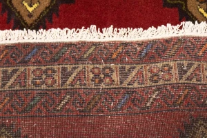 Vintage Red Tribal 3'6X6'3 Balouch Persian Rug