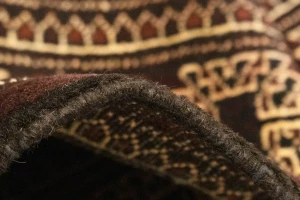 Burgundy Tribal 3'6X6'4 Balouch Persian Rug