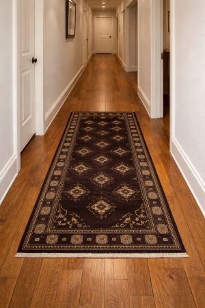 Burgundy Tribal 3'6X6'4 Balouch Persian Rug