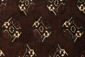 Burgundy Tribal 3'6X6'4 Balouch Persian Rug