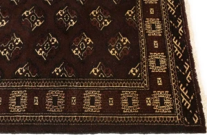 Burgundy Tribal 3'6X6'4 Balouch Persian Rug