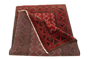 Cherry Red Tribal 3X6 Balouch Persian Oriental Rug