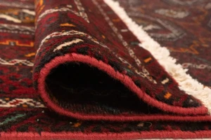 Semi Antique Red Tribal 3'5X6'6 Turkoman Balouch Persian Rug