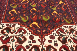 Vintage Red Tribal 3'2X5'4 Balouch Persian Rug