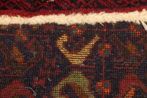 Vintage Red Tribal 3'2X5'4 Balouch Persian Rug