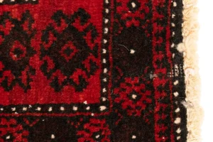 Vintage Red Tribal 3X6 Balouch Persian Rug