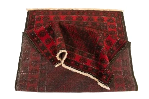 Vintage Red Tribal 3X6 Balouch Persian Rug