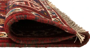 Red Tribal 3'6X5 Shiraz Persian Rug