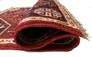 Red Tribal 3'5X5 Shiraz Persian Rug