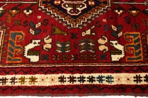 Red Tribal 3X5 Shiraz Persian Rug