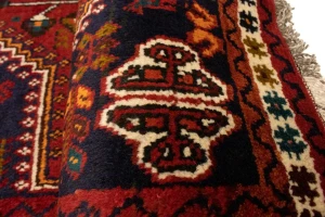 Red Tribal 3X5 Shiraz Persian Rug