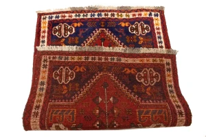 Red Tribal 3X5 Shiraz Persian Rug