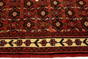 Bittersweet Red Tribal 4X5 Hamedan Persian Rug