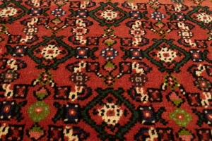 Bittersweet Red Tribal 4X5 Hamedan Persian Rug
