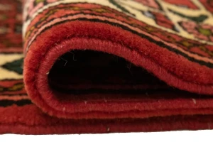 Bittersweet Red Tribal 4X5 Hamedan Persian Rug