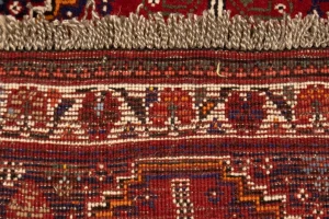 Red Tribal 3'5X5 Shiraz Persian Rug