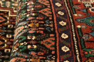 Rusty Red Floral 4X5 Bidjar Persian Rug