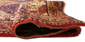 Vintage Purple-navy Floral 3'3X3'7 Gholtogh Persian Rug