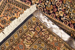 Vintage Peach Floral 3X5 Bidjar Persian Rug