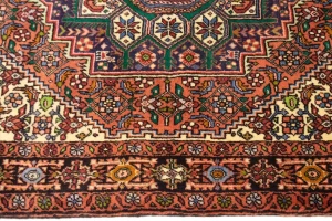 Vintage Geometric 3X4'5 Bidjar Persian Rug