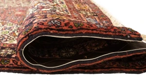 Vintage Geometric 3X4'5 Bidjar Persian Rug