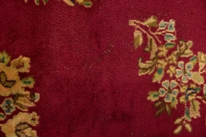 Antique Fuchsia Red Floral Classic 10X13 Kerman Persian Rug