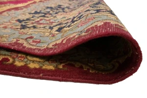 Antique Fuchsia Red Floral Classic 10X13 Kerman Persian Rug