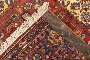 Vintage Rusty Red Geometric 3X5 Bidjar Persian Rug