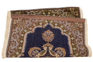 Vintage Pictorial Classic 2'6X3 Kashan Persian Rug