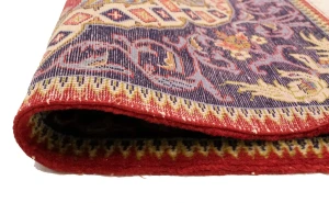 Red Pictorial Classic 2'7X3'4 Ghom Kashan Persian Rug