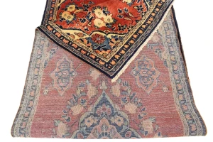 Semi Antique Red Tribal 4X10 Hamedan Persian Rug