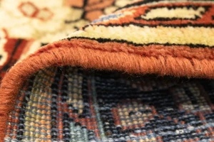 Antique Red Floral 3'5X10 Mahal Persian Runner Rug