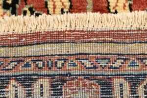 Antique Red Floral 3'5X10 Mahal Persian Runner Rug