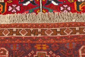 Red Tribal 3'6X5 Shiraz Persian  Rug