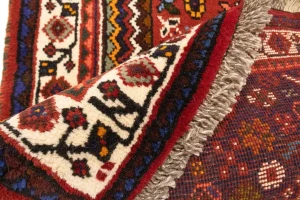 Red Tribal 3'6X5 Shiraz Persian Rug