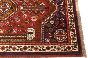 Red Tribal 3'6X5 Shiraz Persian Rug