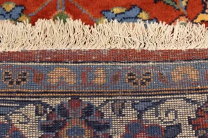 Semi Antique Red Floral 4'5X10'8 Mahal Persian Runner Rug