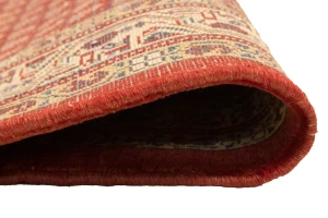 Semi Antique Rusty Red Tribal 4X10 Botemir Persian Runner Rug