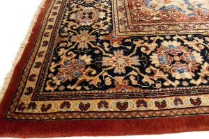 Antique Scarlet Red Floral 10X13 Mahal Persian Rug
