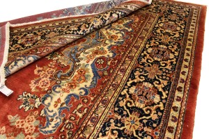 Antique Scarlet Red Floral 10X13 Mahal Persian Rug