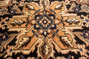 Antique Brick Red Floral 10'6X12'7 Bakhtiari Persian Rug